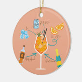 Aperol Recept Keramisch Ornament (Links)