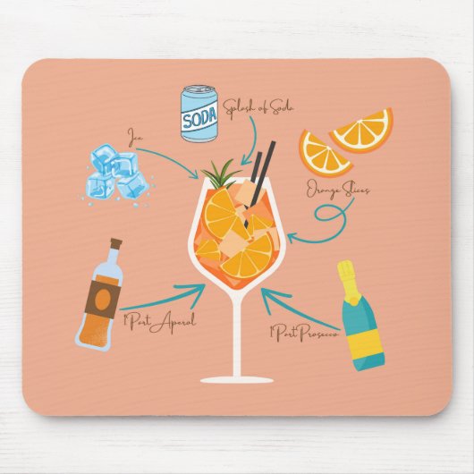 Aperol Recept Muismat (Voorkant)