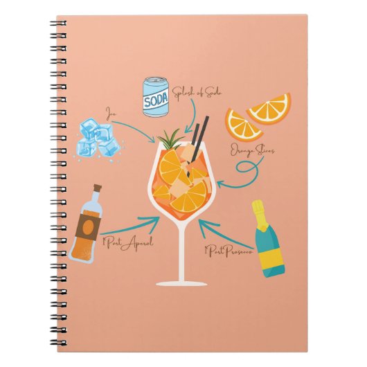 Aperol Recept Notitieboek (Voorkant)