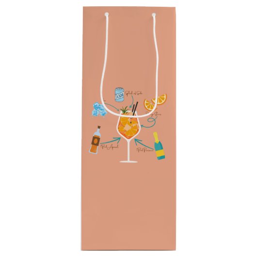 Aperol Recept Wijn Cadeautas (Voorkant)