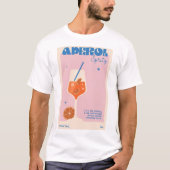 Aperol Sprits Retro T-shirt (Voorkant)