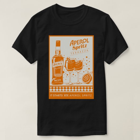 Aperol Spritz (2) T-shirt (Design voorkant)