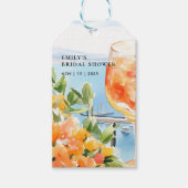 Aperol Spritz Amalfi Bruidsfeest Cadeaulabel (Voorkant)
