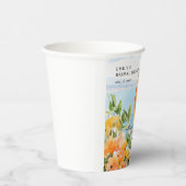 Aperol Spritz Amalfi Bruidsfeest Papieren Bekers (Rechts)