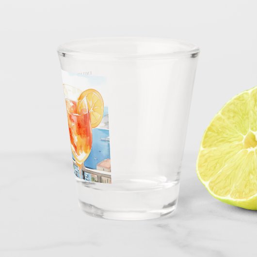 Aperol Spritz Amalfi Bruidsfeest Shot Glas (Rechts)