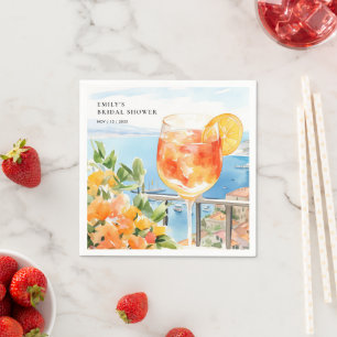 Aperol Spritz Amalfi-Vrijgezellenfeest Servet