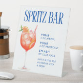 Aperol Spritz Bar Reclamebord Met Voetstuk (Insitu)