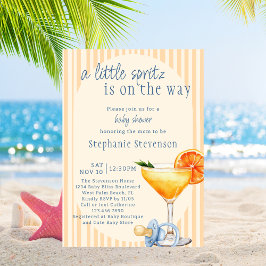 Aperol Spritz Blauw Sinaasappel Citrus Boy Baby sh Kaart