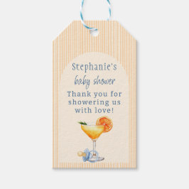 Aperol Spritz Blauwe Sinaasappel Citrus Jongen Bab Cadeaulabel
