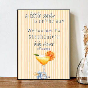 Aperol Spritz Blauwe Sinaasappel Citrus Jongen Bab Poster