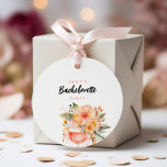 Aperol Spritz Bloemen vrijgezellenfeest Bedankjes Labels<br><div class="desc">Aperol Spritz Bloemen Bachelorette Party Favor Tags</div>