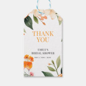 Aperol Spritz Bloemen Vrijgezellenfeest Favor Tag Cadeaulabel (Voorkant)