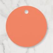 Aperol Spritz Bloemige Bruiloftsborrel Bedankjes Labels (Achterkant)