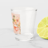 Aperol Spritz Bloemrijke Verlovingsfeest Shot Glas (Rechts)