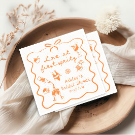 Aperol Spritz Bridal Shower Napkin Servet