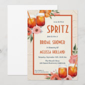 Aperol Spritz Bruids Douche Uitnodigingen (Voorkant / Achterkant)