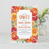 Aperol Spritz Bruids Douche Uitnodigingen (Staand voorkant)