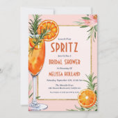 Aperol Spritz Bruids Douche Uitnodigingen (Voorkant)