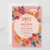 Aperol Spritz Bruids Douche Uitnodigingen (Voorkant)