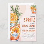 Aperol Spritz Bruids Douche Uitnodigingen (Voorkant / Achterkant)