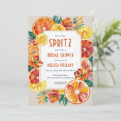 Aperol Spritz Bruids Douche Uitnodigingen (Staand voorkant)