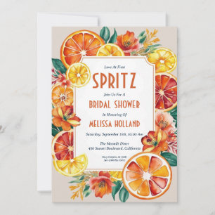 Aperol Spritz Bruids Douche Uitnodigingen