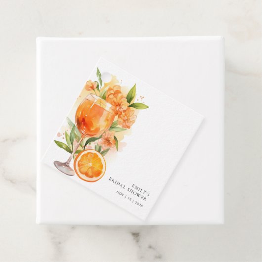 Aperol Spritz Bruidsfeest Bedankjes Labels (In situ)