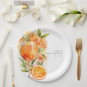Aperol Spritz Bruidsfeest Papieren Bordje