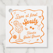 Aperol Spritz Bruidsfeestje Bedankjes Labels (Voorkant)