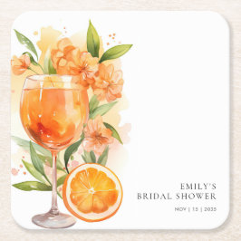 Aperol Spritz Bruiloftsfeest Kartonnen Onderzetters