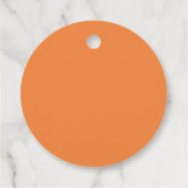 Aperol Spritz Bruiloftsfeest Sticker Ronde Klassie Bedankjes Labels (Achterkant)