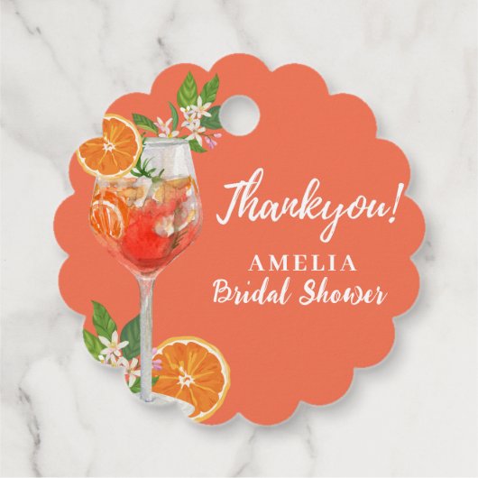 Aperol spritz Citroen citroen Sinaas Bruidsfeest Bedankjes Labels (Achterkant)
