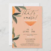 Aperol Spritz Citrus Modern Amore Vrijgezellenfees Kaart (Voorkant)