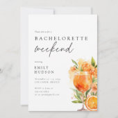 Aperol Spritz Citrus vrijgezellenweekend Kaart (Voorkant)