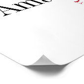 Aperol Spritz Cocktail Citrus Sinaasappel Bruidsfe Poster (Hoek)