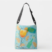 Aperol Spritz Cocktail Crossbody Tas (Voorkant)
