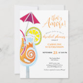 Aperol Spritz Cocktail Eenvoudig Script Vrijgezell Kaart (Voorkant)