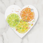 Aperol Spritz Cocktail Italiaanse stijl Bruidsdine Bedankjes Labels (Achterkant)