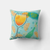 Aperol Spritz Cocktail Kussen (Achterkant)