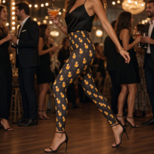 Aperol Spritz Cocktail Patroon Leggings