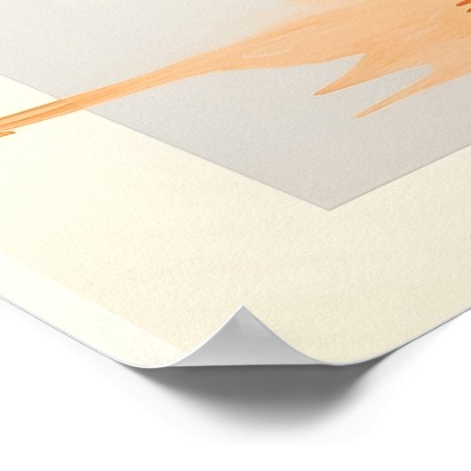 Aperol Spritz Cocktail Retro Poster (Hoek)