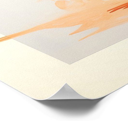 Aperol Spritz Cocktail Retro Poster (Hoek)