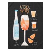 Aperol Spritz Cocktail Tafelkleed (Voorkant)