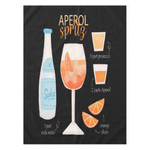 Aperol Spritz Cocktail Tafelkleed