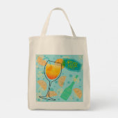 Aperol Spritz Cocktail Tote Bag (Achterkant)