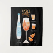Aperol Spritz Cocktail Wandkleed (Voorkant)