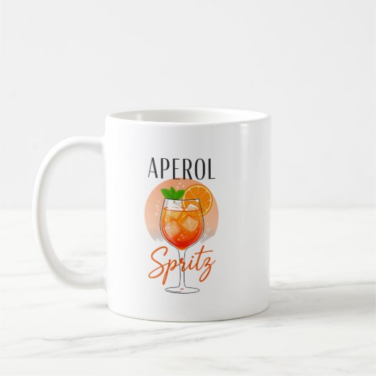 Aperol Spritz Cocktailontwerp Koffiemok (Links)