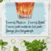 Aperol Spritz cocktailrecept Theedoek (Gevouwen)