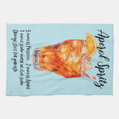 Aperol Spritz cocktailrecept Theedoek (Horizontaal)