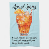 Aperol Spritz cocktailrecept Theedoek (Verticaal)